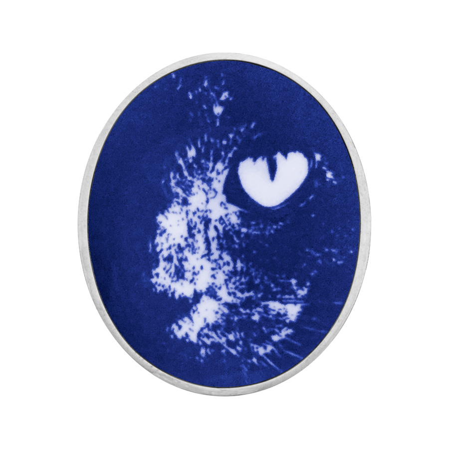 Kat Menschik "die blaue Olga" Blaue Katze